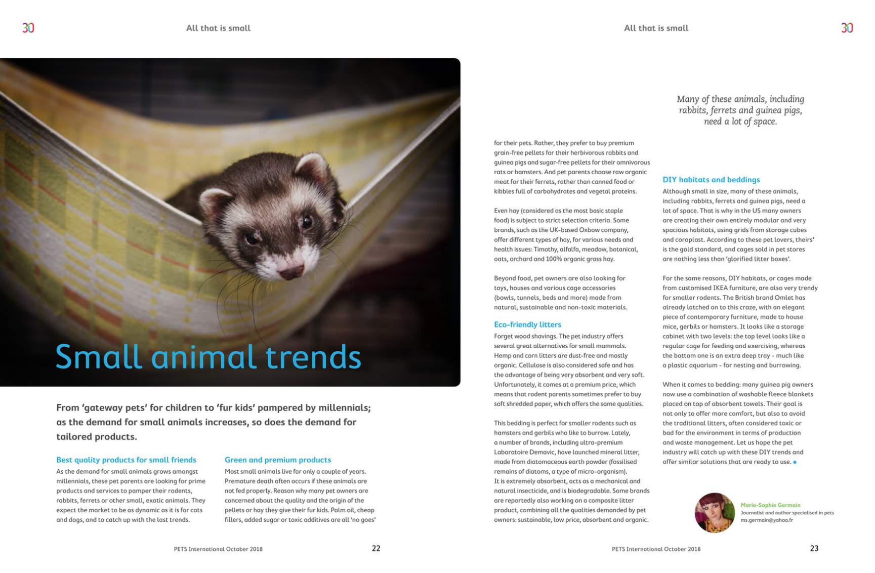 Small animal trends - GlobalPets october 2018